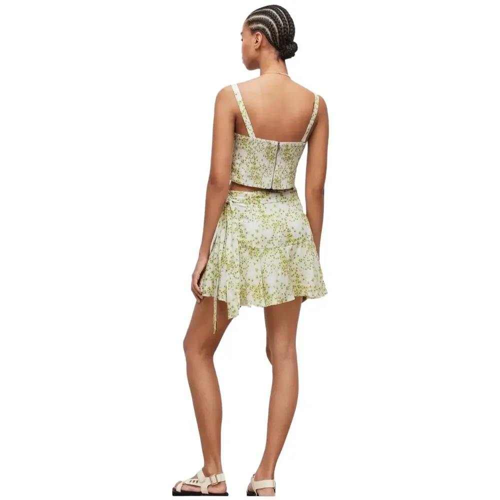 NWT! All Saints Frida Floral Bloomcore Amanzi Printed Skirt - Size 10